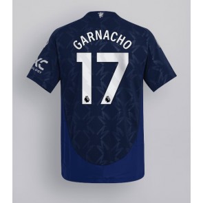 Manchester United Alejandro Garnacho #17 Venkovní Dres 2024-25 Krátkým Rukávem