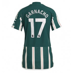 Manchester United Alejandro Garnacho #17 Venkovní Dres pro Dámy 2023-24 Krátkým Rukávem