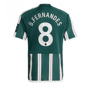 Manchester United Bruno Fernandes #8 Venkovní Dres 2023-24 Krátkým Rukávem