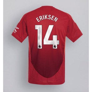 Manchester United Christian Eriksen #14 Domácí Dres 2024-25 Krátkým Rukávem