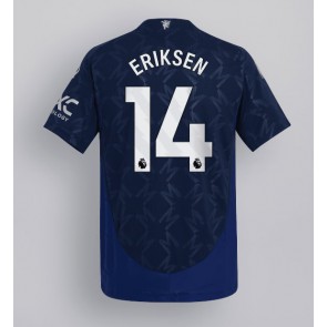 Manchester United Christian Eriksen #14 Venkovní Dres 2024-25 Krátkým Rukávem