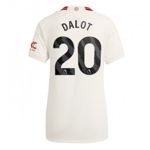 Manchester United Diogo Dalot #20 Alternativní Dres pro Dámy 2023-24 Krátkým Rukávem