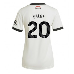 Manchester United Diogo Dalot #20 Alternativní Dres pro Dámy 2024-25 Krátkým Rukávem