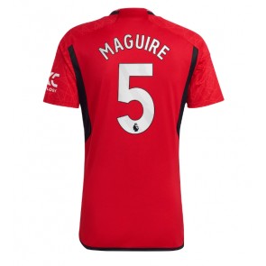 Manchester United Harry Maguire #5 Domácí Dres 2023-24 Krátkým Rukávem