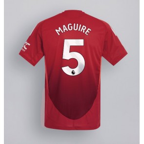 Manchester United Harry Maguire #5 Domácí Dres 2024-25 Krátkým Rukávem