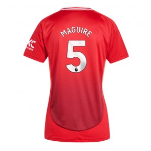 Manchester United Harry Maguire #5 Domácí Dres pro Dámy 2024-25 Krátkým Rukávem