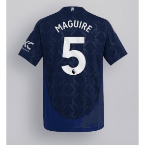 Manchester United Harry Maguire #5 Venkovní Dres 2024-25 Krátkým Rukávem