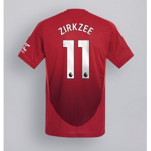 Manchester United Joshua Zirkzee #11 Domácí Dres 2024-25 Krátkým Rukávem