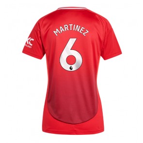 Manchester United Lisandro Martinez #6 Domácí Dres pro Dámy 2024-25 Krátkým Rukávem