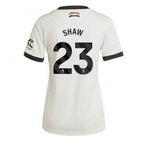 Manchester United Luke Shaw #23 Alternativní Dres pro Dámy 2024-25 Krátkým Rukávem