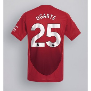 Manchester United Manuel Ugarte #25 Domácí Dres 2024-25 Krátkým Rukávem