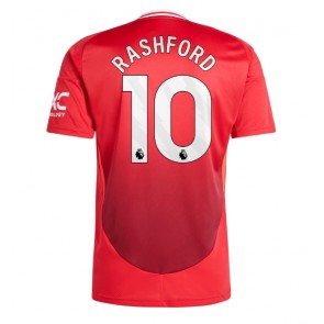 Manchester United Marcus Rashford #10 Domácí Dres 2024-25 Krátkým Rukávem