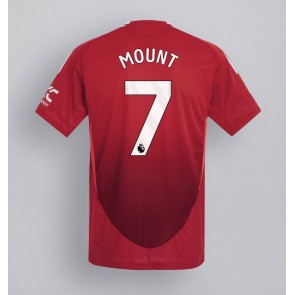 Manchester United Mason Mount #7 Domácí Dres 2024-25 Krátkým Rukávem