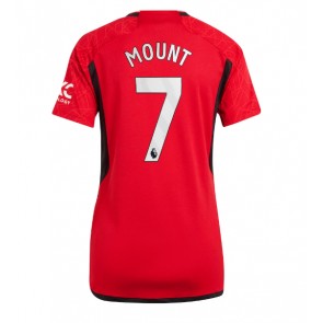 Manchester United Mason Mount #7 Domácí Dres pro Dámy 2023-24 Krátkým Rukávem