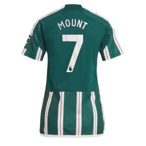 Manchester United Mason Mount #7 Venkovní Dres pro Dámy 2023-24 Krátkým Rukávem