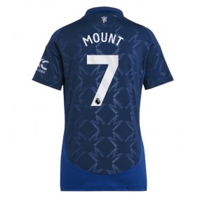 Manchester United Mason Mount #7 Venkovní Dres pro Dámy 2024-25 Krátkým Rukávem