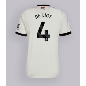 Manchester United Matthijs de Ligt #4 Alternativní Dres 2024-25 Krátkým Rukávem