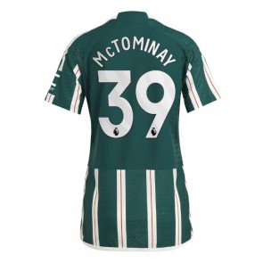 Manchester United Scott McTominay #39 Venkovní Dres pro Dámy 2023-24 Krátkým Rukávem