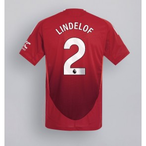 Manchester United Victor Lindelof #2 Domácí Dres 2024-25 Krátkým Rukávem