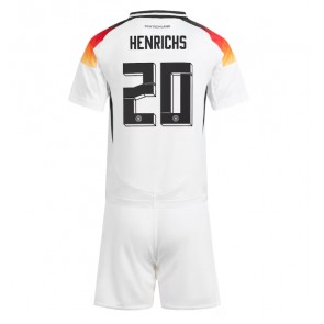 Německo Benjamin Henrichs #20 Domácí dres komplet pro Děti ME 2024 Krátkým Rukávem (+ Krátké kalhoty)