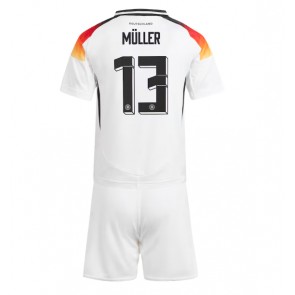 Německo Thomas Muller #13 Domácí dres komplet pro Děti ME 2024 Krátkým Rukávem (+ Krátké kalhoty)