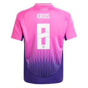 Německo Toni Kroos #8 Venkovní Dres ME 2024 Krátkým Rukávem