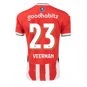 PSV Eindhoven Joey Veerman #23 Domácí Dres 2024-25 Krátkým Rukávem