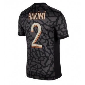 Paris Saint-Germain Achraf Hakimi #2 Alternativní Dres 2023-24 Krátkým Rukávem