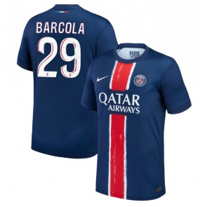 Paris Saint-Germain Bradley Barcola #29 Domácí Dres 2024-25 Krátkým Rukávem