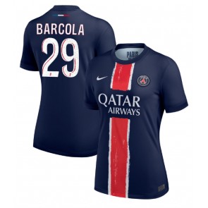 Paris Saint-Germain Bradley Barcola #29 Domácí Dres pro Dámy 2024-25 Krátkým Rukávem