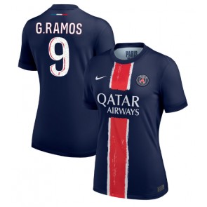 Paris Saint-Germain Goncalo Ramos #9 Domácí Dres pro Dámy 2024-25 Krátkým Rukávem