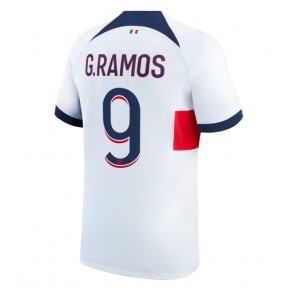 Paris Saint-Germain Goncalo Ramos #9 Venkovní Dres 2023-24 Krátkým Rukávem