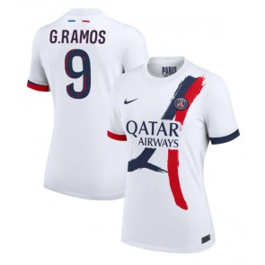 Paris Saint-Germain Goncalo Ramos #9 Venkovní Dres pro Dámy 2024-25 Krátkým Rukávem