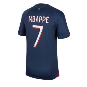 Paris Saint-Germain Kylian Mbappe #7 Domácí Dres 2023-24 Krátkým Rukávem