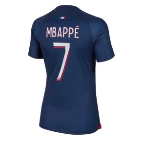 Paris Saint-Germain Kylian Mbappe #7 Domácí Dres pro Dámy 2023-24 Krátkým Rukávem