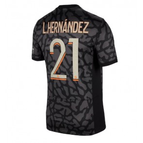 Paris Saint-Germain Lucas Hernandez #21 Alternativní Dres 2023-24 Krátkým Rukávem