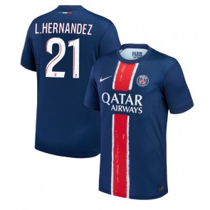 Paris Saint-Germain Lucas Hernandez #21 Domácí Dres 2024-25 Krátkým Rukávem