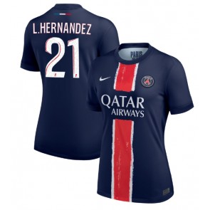 Paris Saint-Germain Lucas Hernandez #21 Domácí Dres pro Dámy 2024-25 Krátkým Rukávem