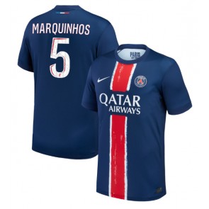 Paris Saint-Germain Marquinhos #5 Domácí Dres 2024-25 Krátkým Rukávem