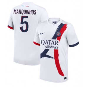 Paris Saint-Germain Marquinhos #5 Venkovní Dres 2024-25 Krátkým Rukávem