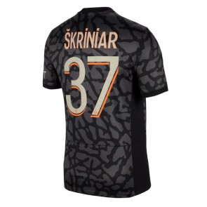 Paris Saint-Germain Milan Skriniar #37 Alternativní Dres 2023-24 Krátkým Rukávem