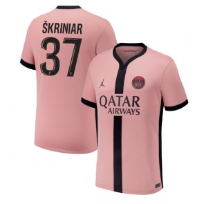 Paris Saint-Germain Milan Skriniar #37 Alternativní Dres 2024-25 Krátkým Rukávem