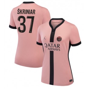 Paris Saint-Germain Milan Skriniar #37 Alternativní Dres pro Dámy 2024-25 Krátkým Rukávem