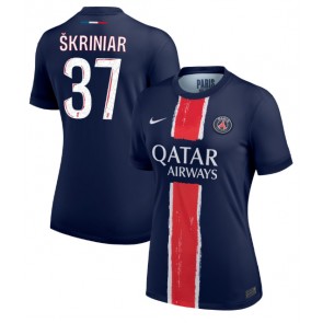 Paris Saint-Germain Milan Skriniar #37 Domácí Dres pro Dámy 2024-25 Krátkým Rukávem