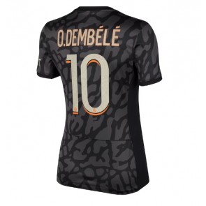 Paris Saint-Germain Ousmane Dembele #10 Alternativní Dres pro Dámy 2023-24 Krátkým Rukávem