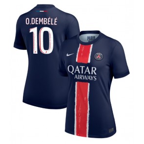 Paris Saint-Germain Ousmane Dembele #10 Domácí Dres pro Dámy 2024-25 Krátkým Rukávem