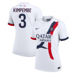 Paris Saint-Germain Presnel Kimpembe #3 Venkovní Dres pro Dámy 2024-25 Krátkým Rukávem