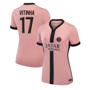 Paris Saint-Germain Vitinha #17 Alternativní Dres pro Dámy 2024-25 Krátkým Rukávem