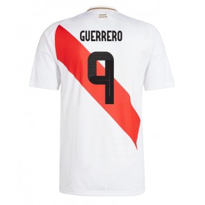 Peru Paolo Guerrero #9 Domácí Dres Copa America 2024 Krátkým Rukávem