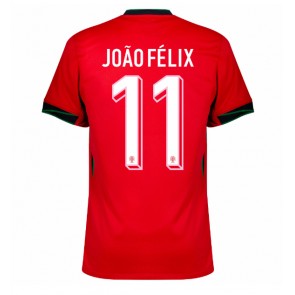 Portugalsko Joao Felix #11 Domácí Dres ME 2024 Krátkým Rukávem